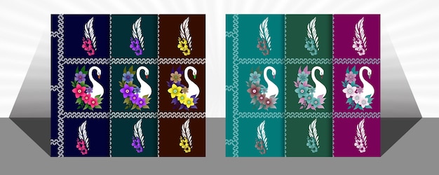 kolekcia vzorov na látke